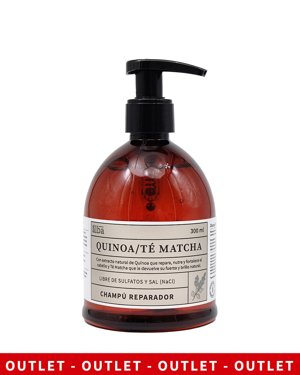 Shampoo Apícola del Alba Quinoa con té matcha