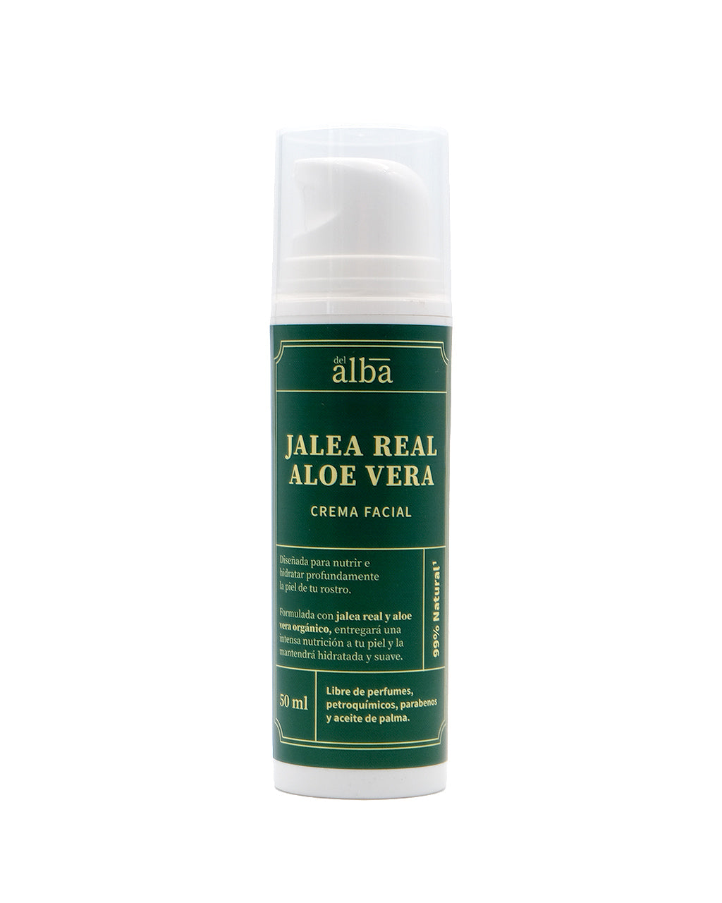 Crema facial Aloe Vera Jalea Real - 50 ml nuevo formato